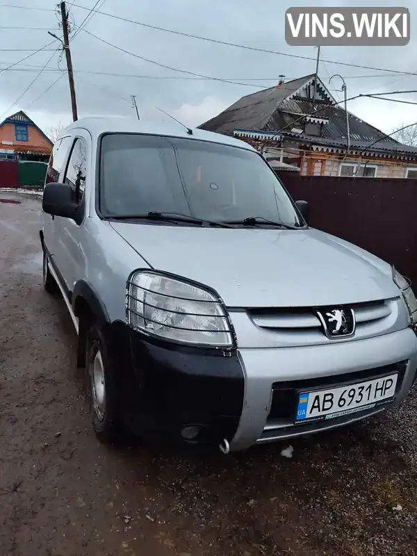 VF3GJWJYB95287492 Peugeot Partner 2007 Мінівен 1.9 л. Фото 1