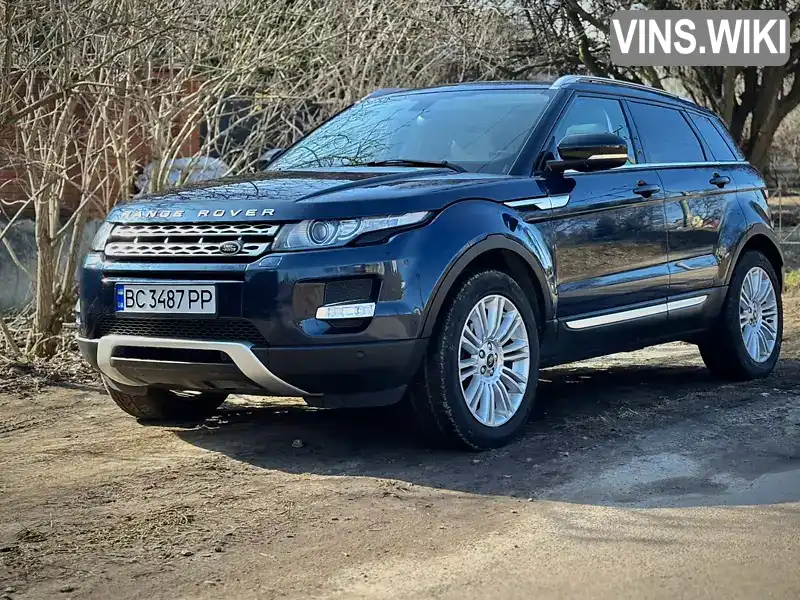 Позашляховик / Кросовер Land Rover Range Rover Evoque 2012 2.18 л. Автомат обл. Львівська, Львів - Фото 1/6