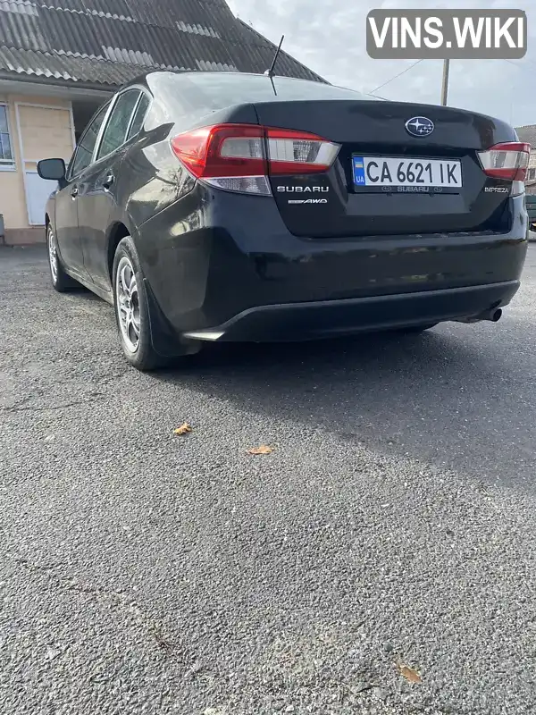 4S3GKAA62J3604974 Subaru Impreza 2017 Седан 2 л. Фото 1