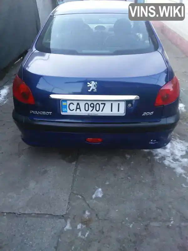 VF32BKFWA72778502 Peugeot 206 2007 Седан 1.36 л. Фото 6