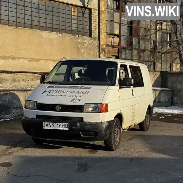 WV1ZZZ70ZWH047466 Volkswagen Transporter 1998 Минивэн 2.5 л. Фото 2