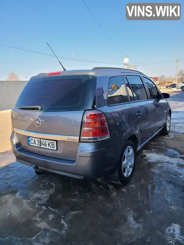 W0L0AHM757G122171 Opel Zafira 2007 Мінівен 1.91 л. Фото 4