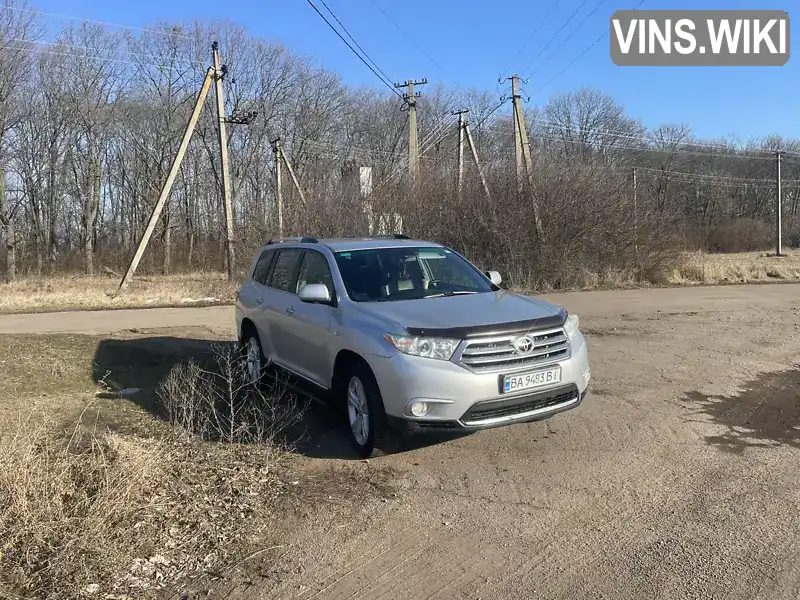 Внедорожник / Кроссовер Toyota Highlander 2012 3.46 л. обл. Кировоградская, Бобринец - Фото 1/5