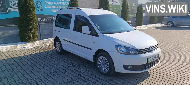 WV2ZZZ2KZEX027104 Volkswagen Caddy 2013 Мінівен 1.6 л. Фото 6