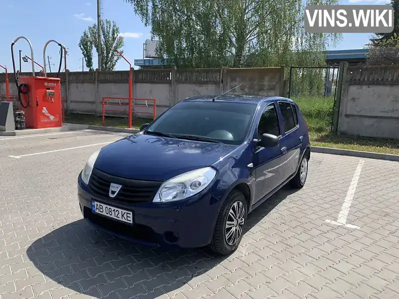 Хэтчбек Dacia Sandero 2009 1.39 л. Ручная / Механика обл. Винницкая, Винница - Фото 1/12