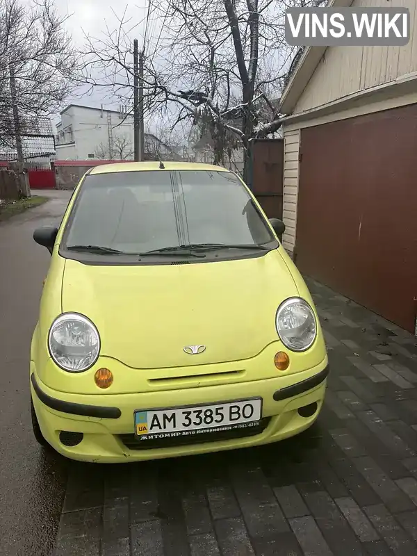 Хетчбек Daewoo Matiz 2008 0.8 л. Автомат обл. Житомирська, Житомир - Фото 1/10