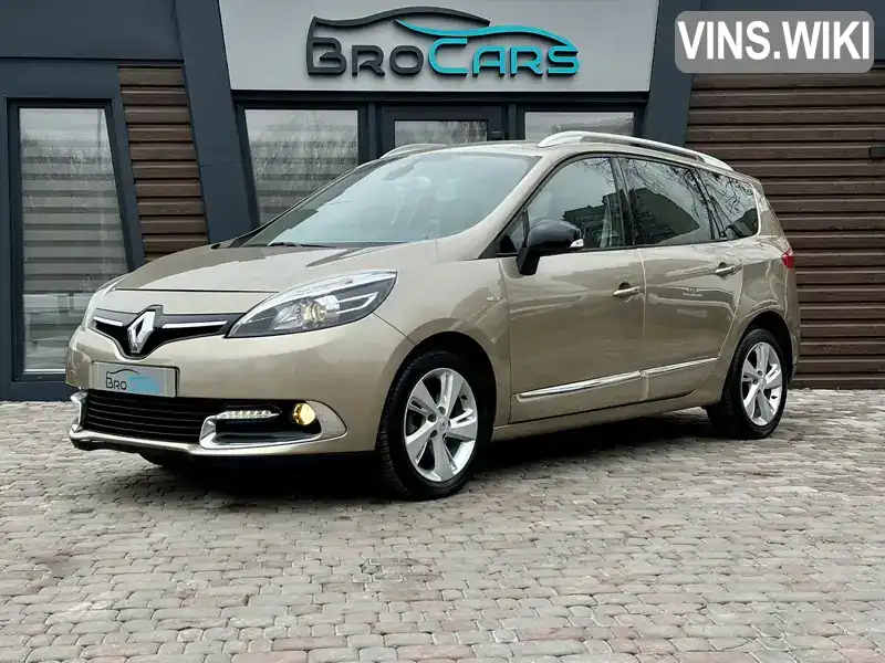 Мінівен Renault Grand Scenic 2014 1.5 л. Ручна / Механіка обл. Вінницька, Вінниця - Фото 1/21