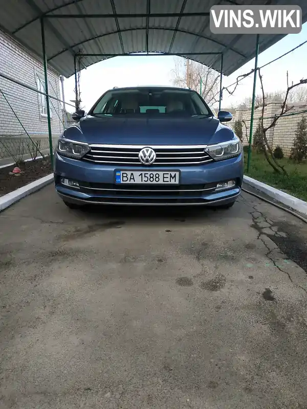 WVWZZZ3CZHE185221 Volkswagen Passat 2017 Універсал  Фото 1