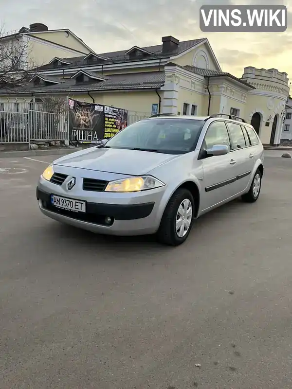 Универсал Renault Megane 2005 1.6 л. Ручная / Механика обл. Житомирская, Бердичев - Фото 1/8