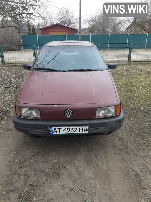 Седан Volkswagen Passat 1988 1.6 л. Ручная / Механика обл. Хмельницкая, Хмельницкий - Фото 1/13