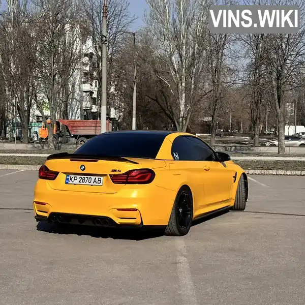 WBS3U9C55HP970953 BMW M4 2016 Кабриолет 2.98 л. Фото 3