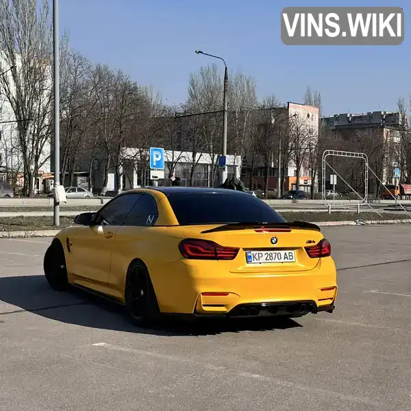 WBS3U9C55HP970953 BMW M4 2016 Кабриолет 2.98 л. Фото 4