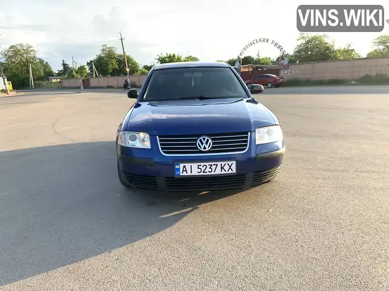 Седан Volkswagen Passat 2002 1.9 л. Ручна / Механіка обл. Київська, Бровари - Фото 1/16