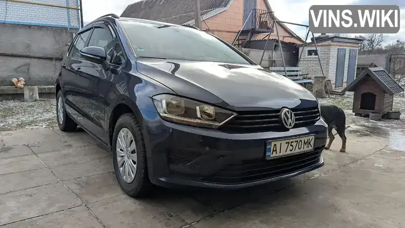 Микровэн Volkswagen Golf Sportsvan 2016 1.6 л. Ручная / Механика обл. Черкасская, Жашков - Фото 1/21