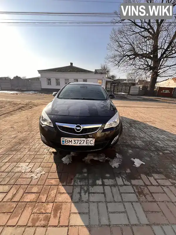 W0LPD8EG9B8044797 Opel Astra 2011 Универсал 1.69 л. Фото 1