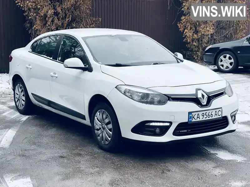 Седан Renault Fluence 2015 1.6 л. Ручная / Механика обл. Киевская, Киев - Фото 1/15