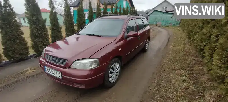 Универсал Opel Astra 2000 1.6 л. Ручная / Механика обл. Львовская, location.city.sudova_vyshnia - Фото 1/21