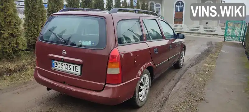 W0L0TGF35Y2123373 Opel Astra 2000 Универсал 1.6 л. Фото 4