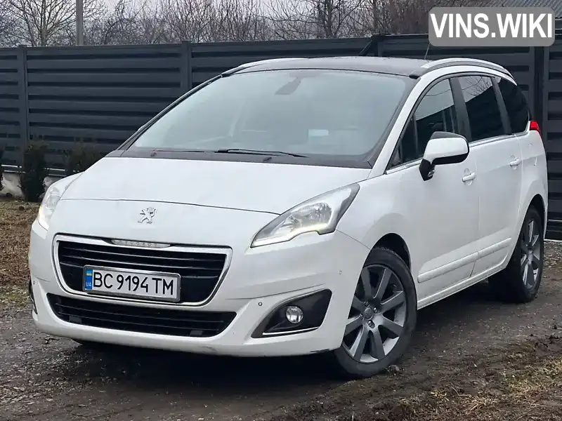 Мікровен Peugeot 5008 2015 1.56 л. Ручна / Механіка обл. Львівська, Львів - Фото 1/21