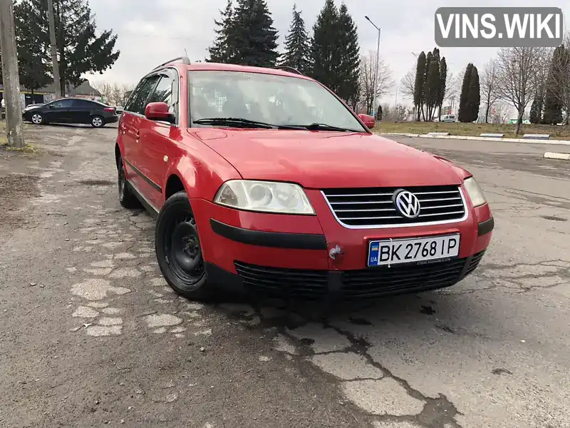 Універсал Volkswagen Passat 2001 1.9 л. Ручна / Механіка обл. Тернопільська, Кременець - Фото 1/18