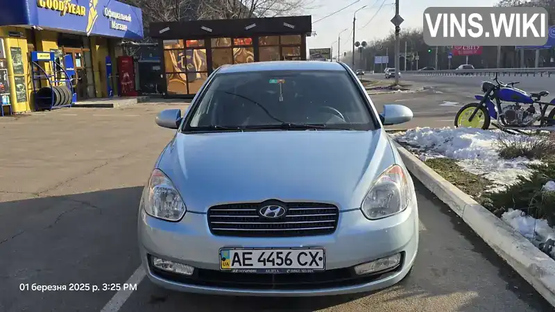 Y6LCM41VP9L210596 Hyundai Accent 2008 Седан 1.49 л. Фото 1