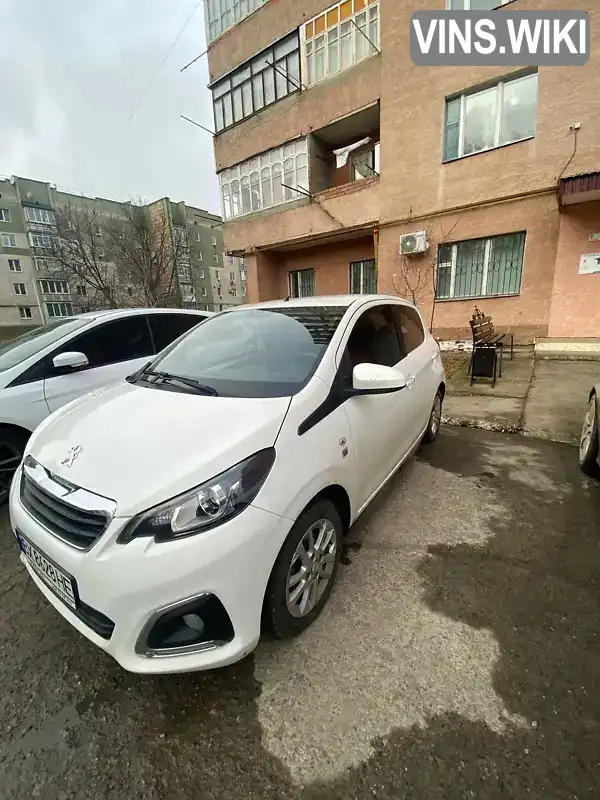 Хэтчбек Peugeot 108 2014 1 л. Ручная / Механика обл. Черновицкая, Новоднестровск - Фото 1/6