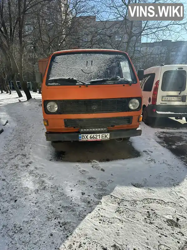 Минивэн Volkswagen Transporter 1987 1.8 л. Ручная / Механика обл. Хмельницкая, Хмельницкий - Фото 1/3