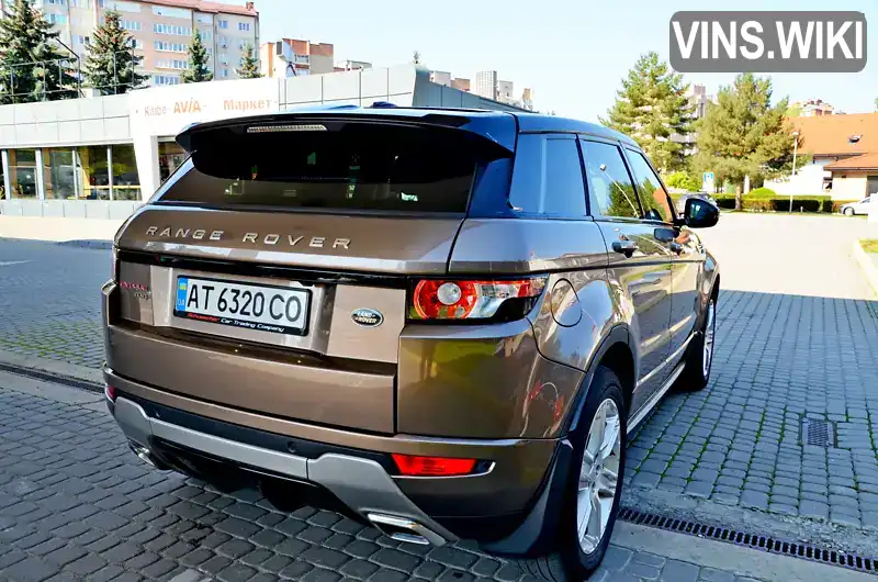 SALVA2BC4FH044902 Land Rover Range Rover Evoque 2015 Внедорожник / Кроссовер 2.18 л. Фото 8