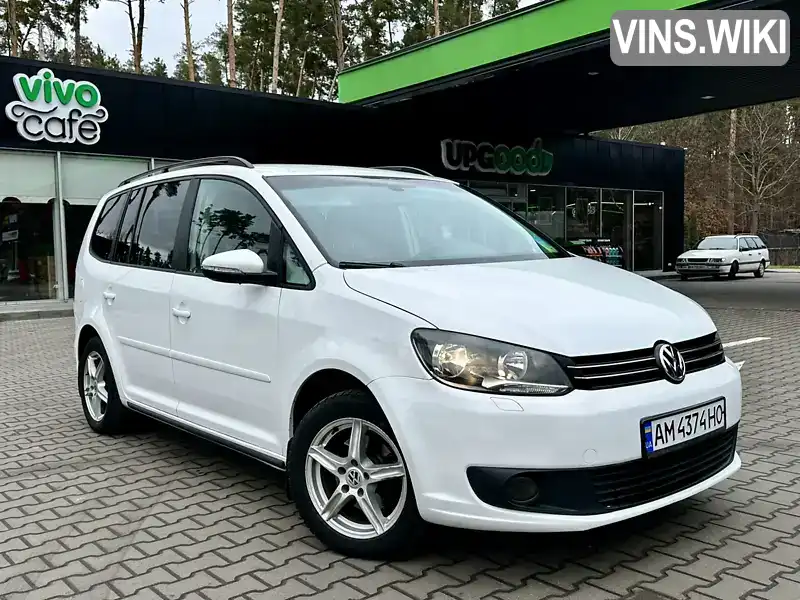 Минивэн Volkswagen Touran 2013 1.6 л. Ручная / Механика обл. Житомирская, Малин - Фото 1/13