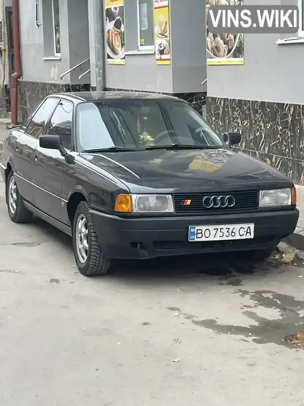 Седан Audi 80 1990 1.78 л. Ручна / Механіка обл. Тернопільська, Тернопіль - Фото 1/8