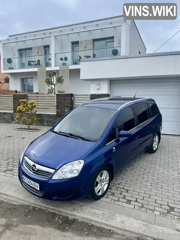 W0L0AHM759G077311 Opel Zafira 2009 Мінівен 1.69 л. Фото 2