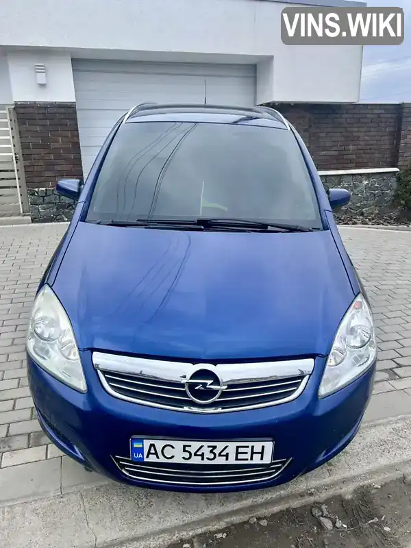 W0L0AHM759G077311 Opel Zafira 2009 Мінівен 1.69 л. Фото 5