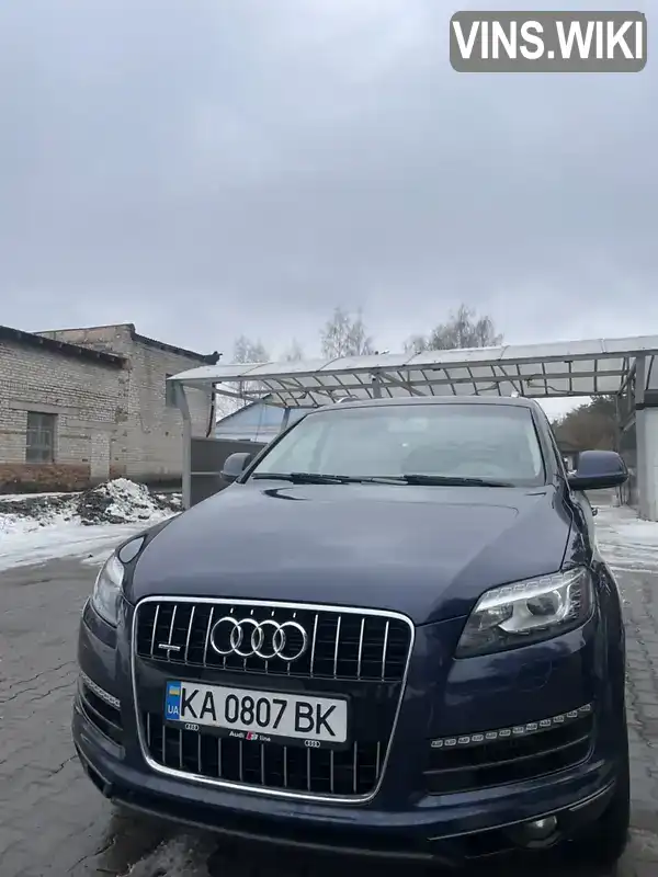 Внедорожник / Кроссовер Audi Q7 2013 2.97 л. Автомат обл. Сумская, Глухов - Фото 1/21