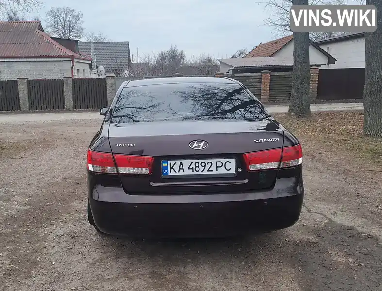 Y6LEU41CP8L001856 Hyundai Sonata 2007 Седан 2.36 л. Фото 8