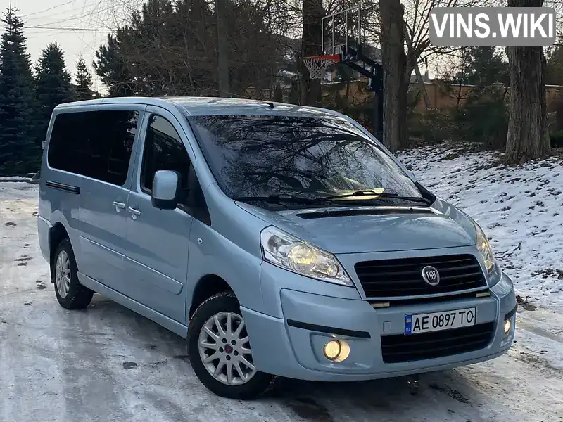 Мінівен Fiat Scudo 2008 2 л. Ручна / Механіка обл. Дніпропетровська, Дніпро (Дніпропетровськ) - Фото 1/21