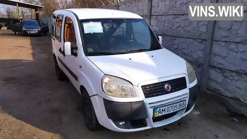 Минивэн Fiat Doblo 2009 1.9 л. Ручная / Механика обл. Житомирская, Коростышев - Фото 1/10