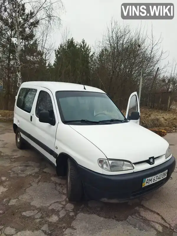 VF35CD9BD60095335 Peugeot Partner 1998 Мінівен 1.9 л. Фото 2