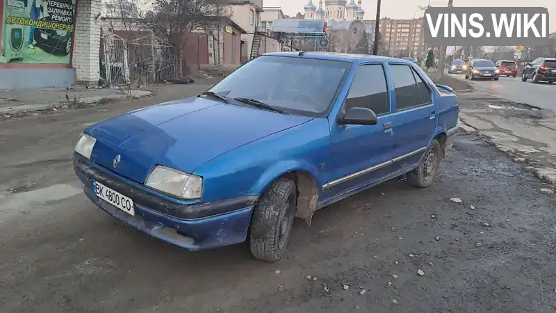 VF1L53B0502966533 Renault 19 1990 Седан 1.72 л. Фото 2