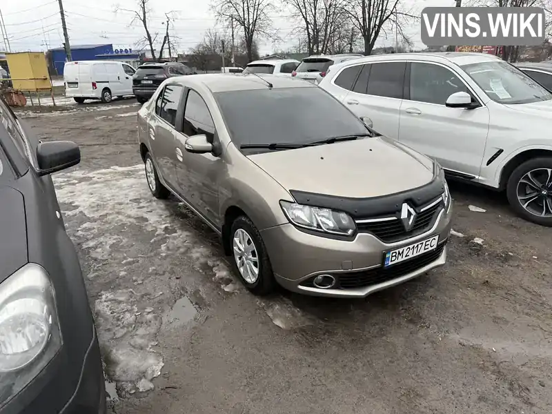 Седан Renault Logan 2014 1.46 л. Ручная / Механика обл. Сумская, Сумы - Фото 1/12