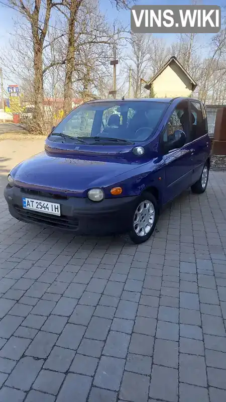 Мікровен Fiat Multipla 1999 1.6 л. Ручна / Механіка обл. Івано-Франківська, Надвірна - Фото 1/21