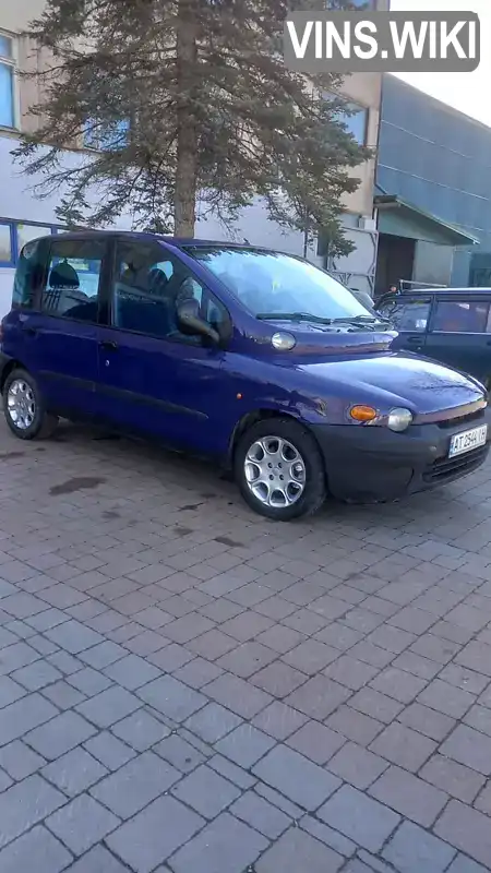 ZFA18600002018238 Fiat Multipla 1999 Мікровен 1.6 л. Фото 4