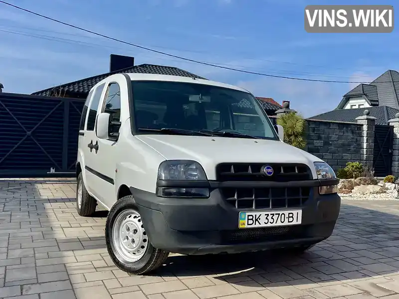 Мінівен Fiat Doblo 2004 1.3 л. Ручна / Механіка обл. Рівненська, Костопіль - Фото 1/21