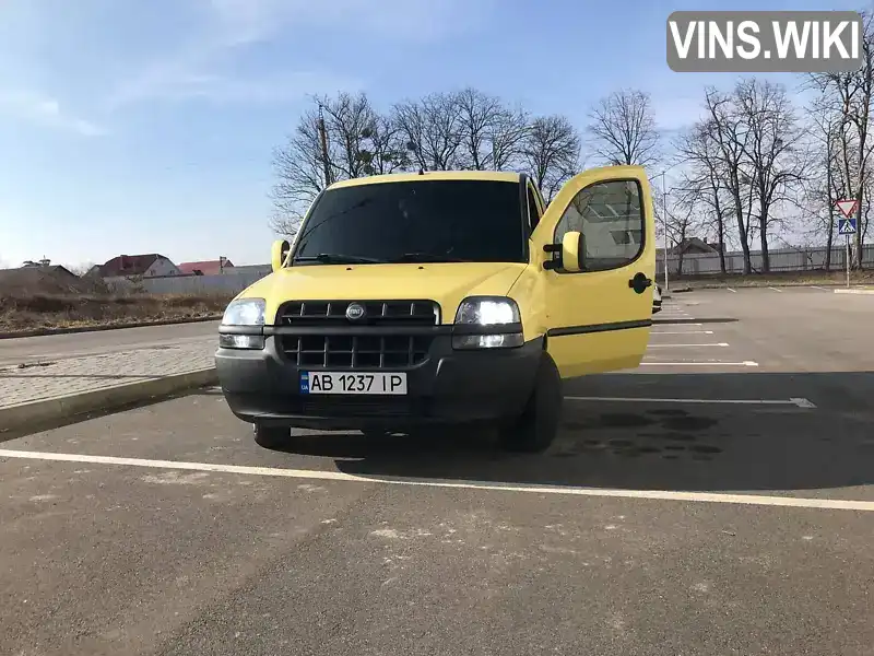 Мінівен Fiat Doblo 2002 1.9 л. Ручна / Механіка обл. Вінницька, Вінниця - Фото 1/10