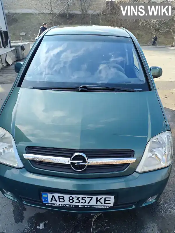 Мікровен Opel Meriva 2003 1.6 л. Ручна / Механіка обл. Вінницька, Вінниця - Фото 1/21