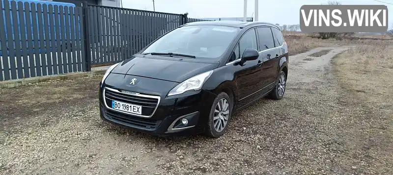 Мікровен Peugeot 5008 2014 2 л. Автомат обл. Тернопільська, Тернопіль - Фото 1/21