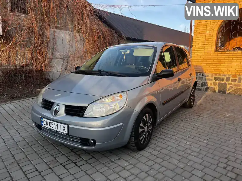 Мінівен Renault Scenic 2005 1.6 л. Ручна / Механіка обл. Черкаська, Лисянка - Фото 1/21