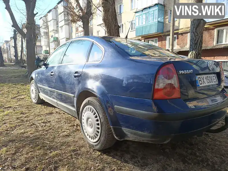 Седан Volkswagen Passat 2001 1.9 л. Ручна / Механіка обл. Хмельницька, Дунаївці - Фото 1/21