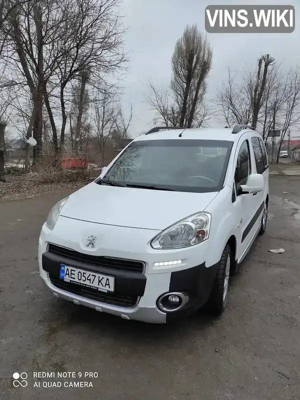 Минивэн Peugeot Partner 2012 1.56 л. Ручная / Механика обл. Днепропетровская, Каменское (Днепродзержинск) - Фото 1/18