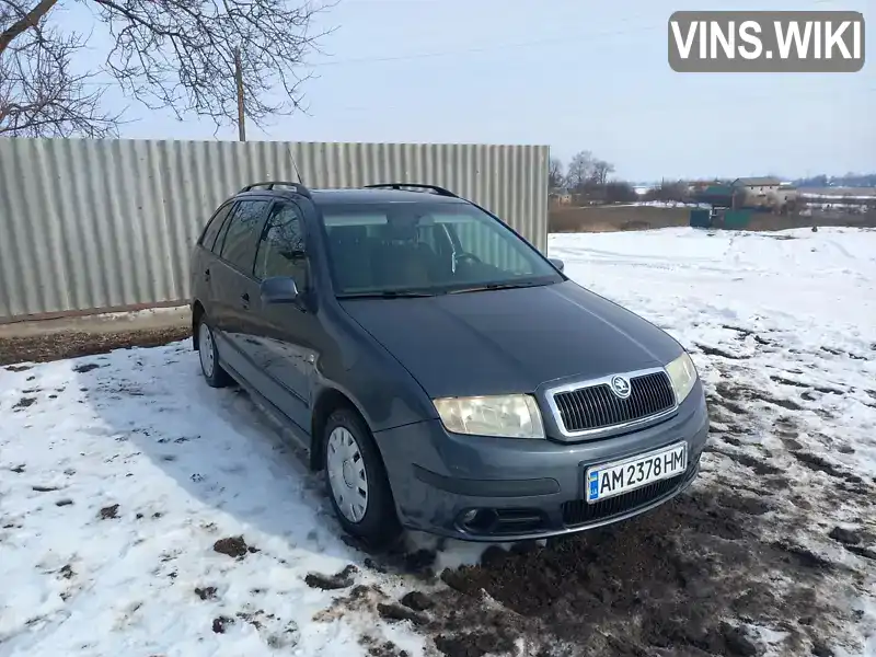 TMBJX46YX84008972 Skoda Fabia 2007 Универсал 1.39 л. Фото 1