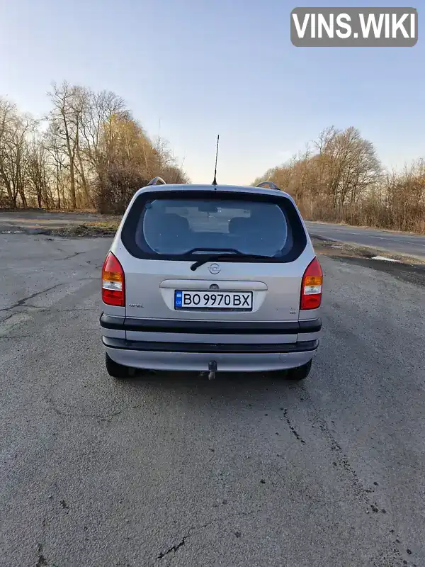 W0L0TGF7522048500 Opel Zafira 2001 Мінівен  Фото 5